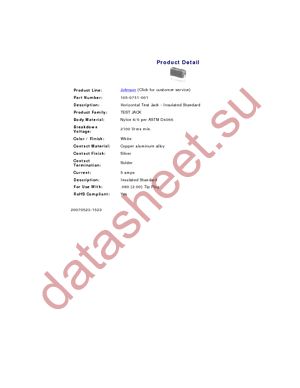 105-0751-001 WHITE datasheet  